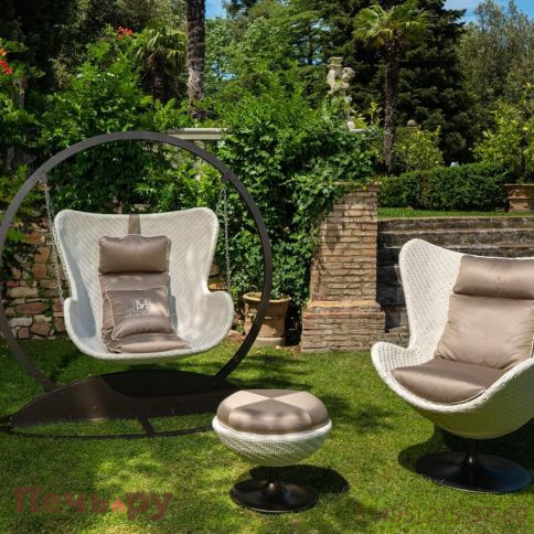 Кресло подвесное плетеное с подушками DFN Aldebaran фото 5