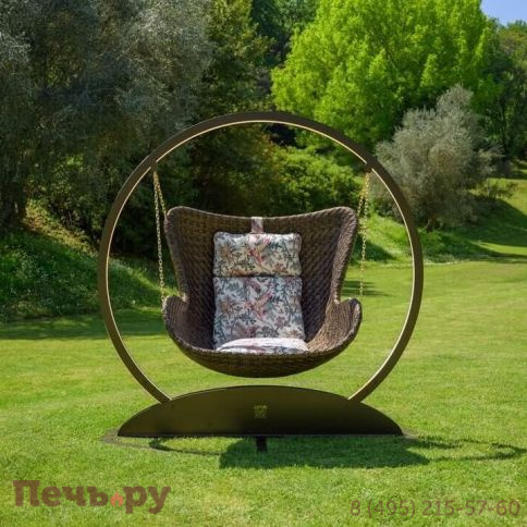 Кресло подвесное плетеное с подушками DFN Aldebaran фото 6