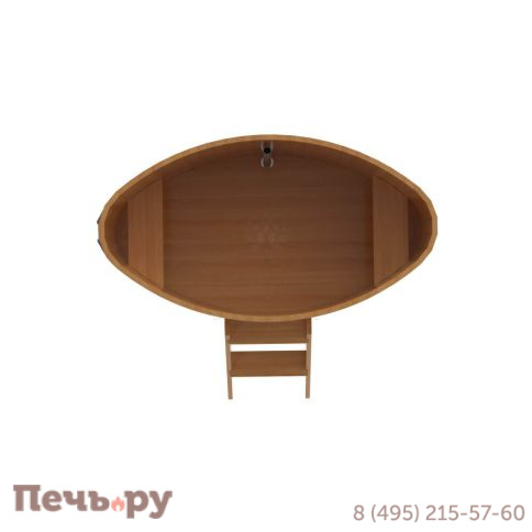 Купель BentWood овальная из лиственницы,0,92Х1,66,  толщина стенок - 2,8 см фото 9