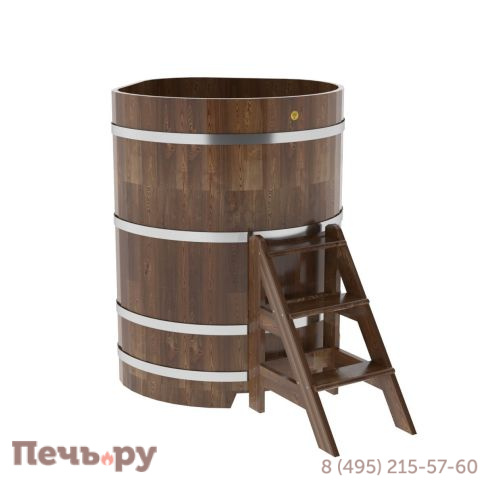 Купель BentWood угловая из сращенных ламелей лиственницы, 1,03Х1,03,  толщина стенок - 2,8 см фото 5