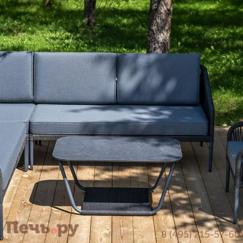 Лаунж-зона 4SiS Канны из роупа (веревки), цвет темно-серый фото 4