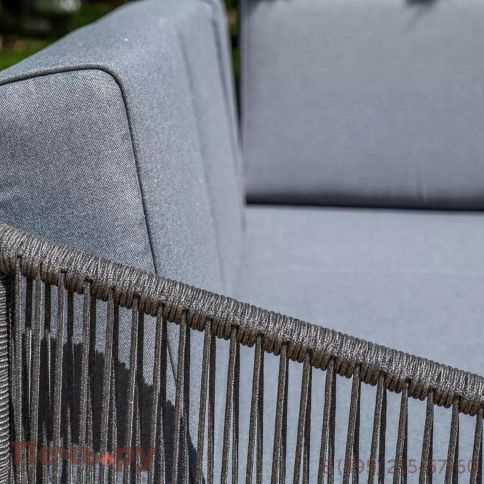 Лаунж-зона 4SiS Канны из роупа (веревки), цвет темно-серый фото 8