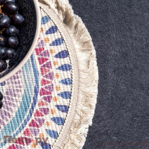 Лаунж-зона 4SiS Верона 5-местная плетеная из роупа (веревки), каркас алюминиевый темно-серый, роуп темно-серый фото 15