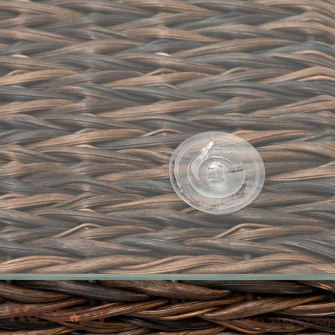 Лунго 4SiS журнальный столик плетеный (гиацинт), цвет коричневый фото 7