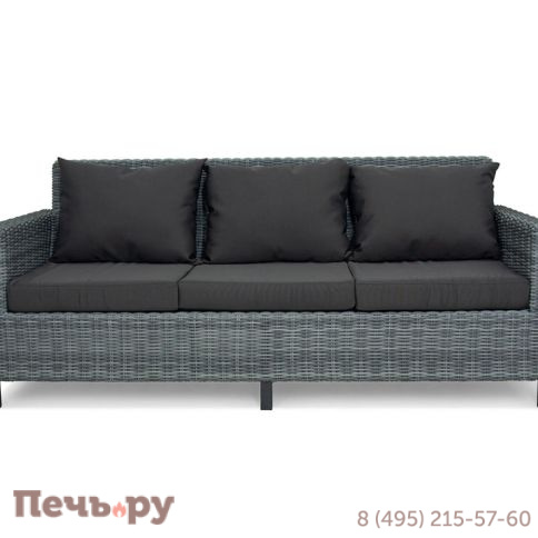 Диван 3-х местный Gardeck Mokka Bella, серый фото 3