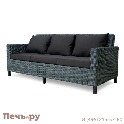 Диван 3-х местный Gardeck Mokka Bella, серый фото