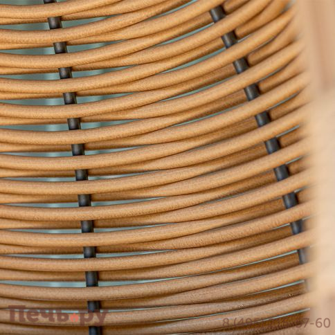 Подвесное кресло двухместное Gardeck Mokka Majorca, цвет соломенный фото 5