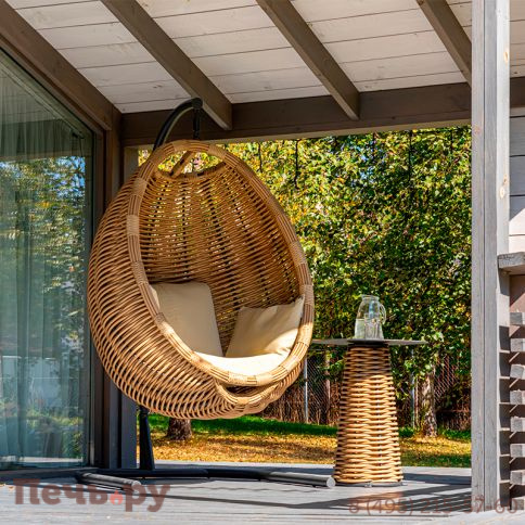 Подвесное кресло Gardeck Mokka Majorca, цвет соломенный фото 2