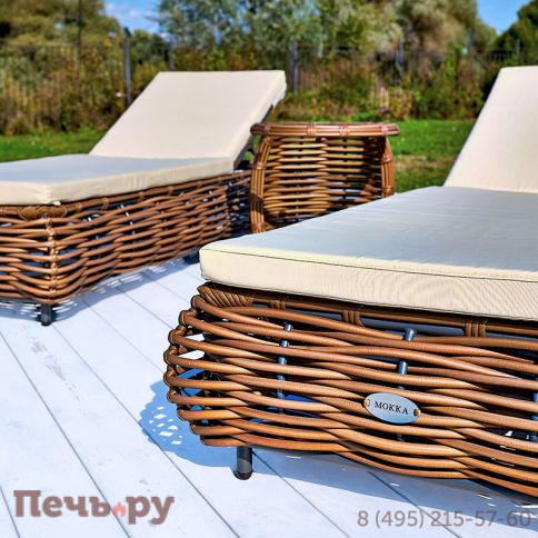 Шезлонг Gardeck Mokka Majorca, цвет капучино фото 4