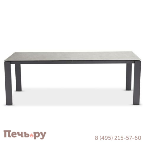 Обеденный комплект Brafritid Lyon-Andy 220A+6R антрацит/серый, алюминий/спеченный камень/тик фото 3