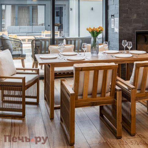 Обеденный комплект Royal Family GRAND MICHELLE бежевый фото 6