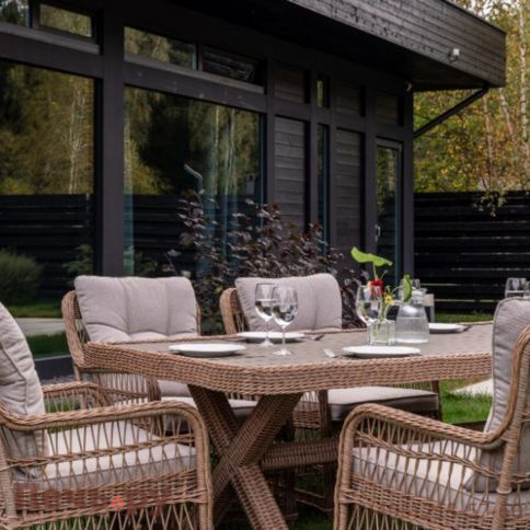 Обеденный комплект Royal Family Isabella из искусственного ротанга фото 4