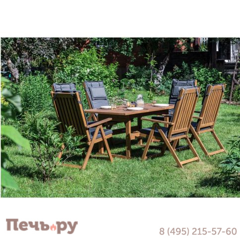 Обеденный комплект Royal Family KIMBERLY на 6 персон(прямоугольный стол) фото