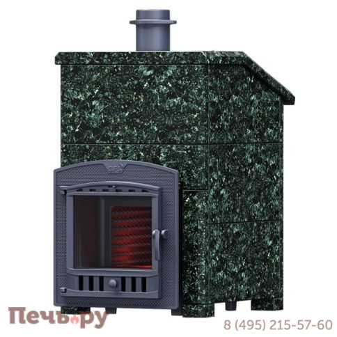 Облицовка для чугунной банной печи GFS 3K 25/30/Grom 30 Серпентинит (980/40) Президент фото 2