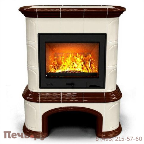 Облицовка камина КимрПечь Прованс с дровником центральный фото 17