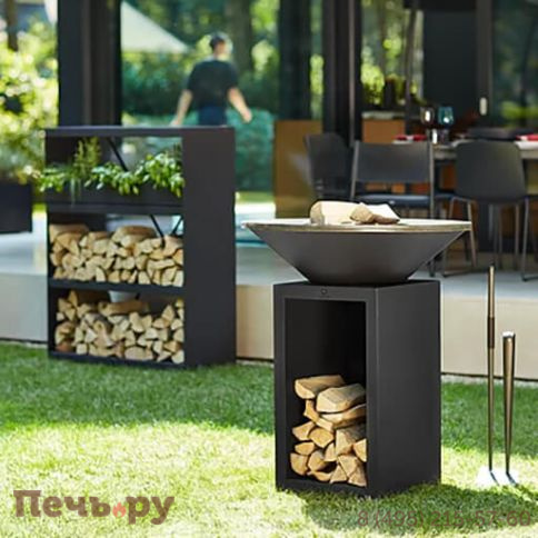 Ofyr Classic с поленницей черный 100-100 фото 3