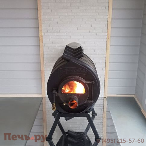 Отопительная печь Бренеран АОТ-08 тип 005 со стеклом фото 2
