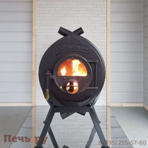 Отопительная печь Бренеран АОТ-08 тип 005 со стеклом фото 4