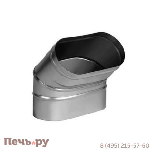 Отвод Вулкан VOR 45° 120x240 по широкой стороне (AISI 321 0.5мм) фото