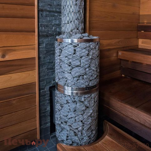 Печь для сауны KIVI-IKI-SL 2025 (сквозь стену, дверца открывается направо) фото