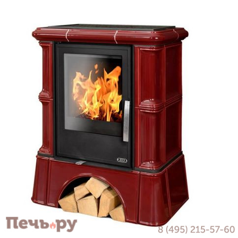 Печь-камин ABX Bavaria K, с кафельным цоколем, с теплообменником фото 3