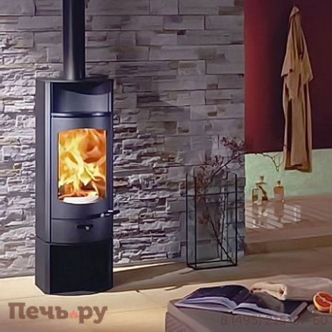 Печь камин Austroflamm Flok сталь/керамическая ниша фото 2