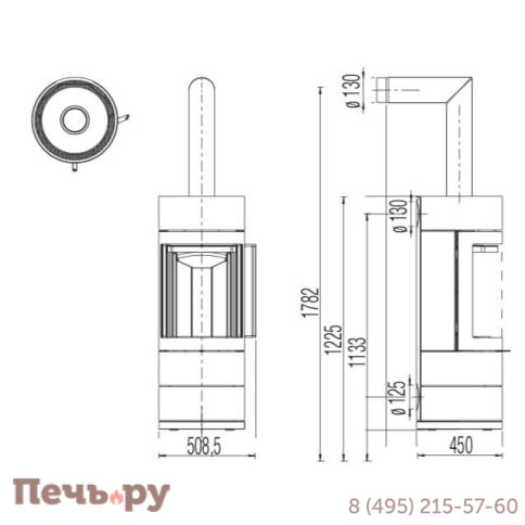Печь камин Austroflamm Lux фото 3