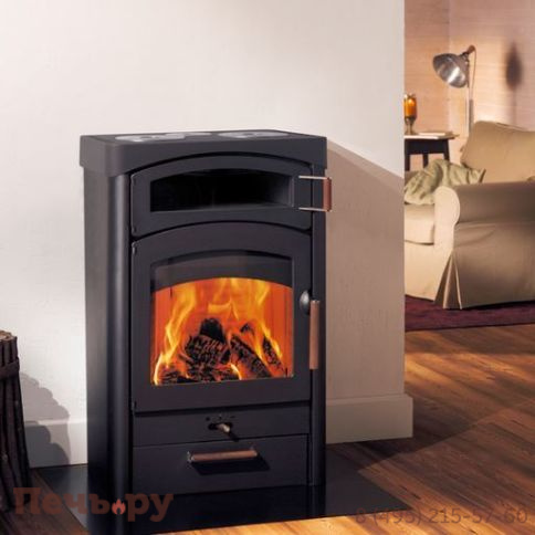 Печь камин Austroflamm Pallas Back сталь фото 2