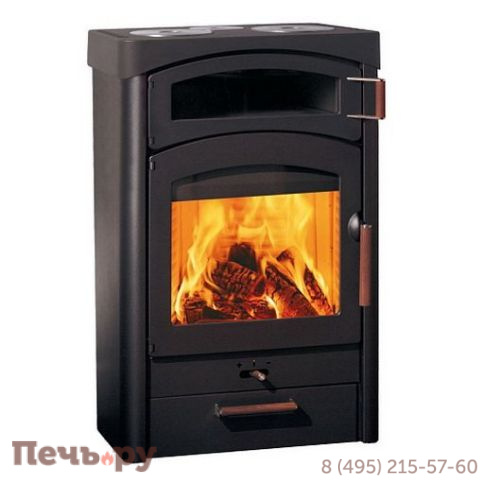 Печь камин Austroflamm Pallas Back сталь фото