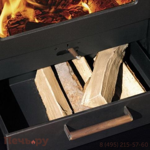 Печь камин Austroflamm Pallas сталь фото 2