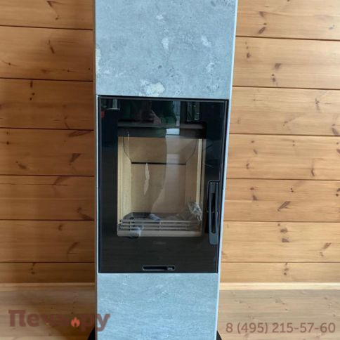 Печь камин Contura 35T:1 чугунная дверца, верхняя панель из стекла фото 7