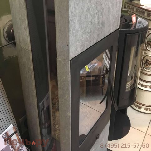 Печь камин Contura 35T:2 чугунная дверца, верхняя панель из талькомагнезита фото 7