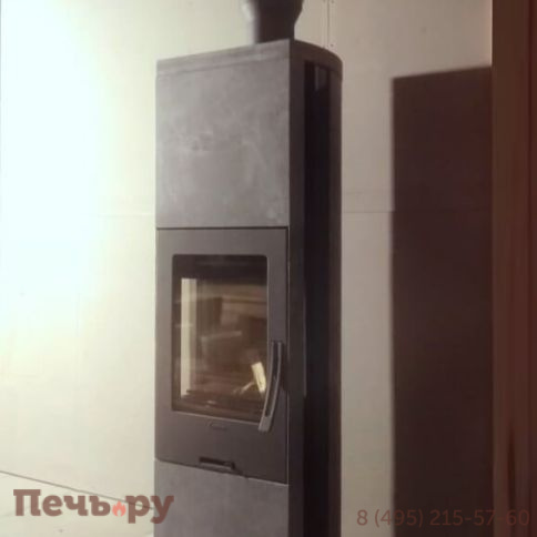 Печь камин Contura 35T:2 чугунная дверца, верхняя панель из талькомагнезита фото 8