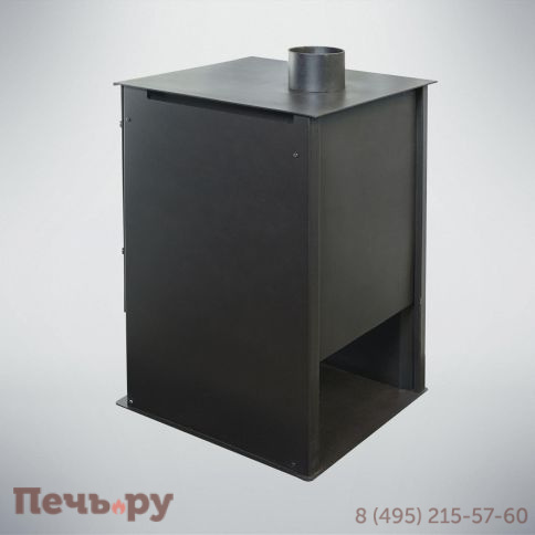 Печь камин Гармония 105 (чёрный) фото 4