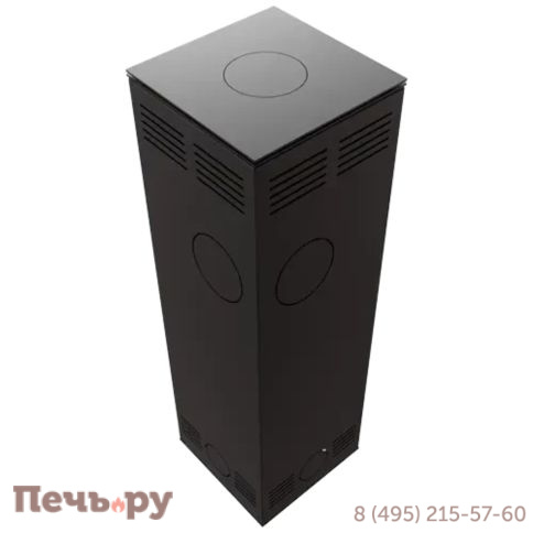 Печь камин Kratki Pro TORA/M черная, с доводчиком фото 5