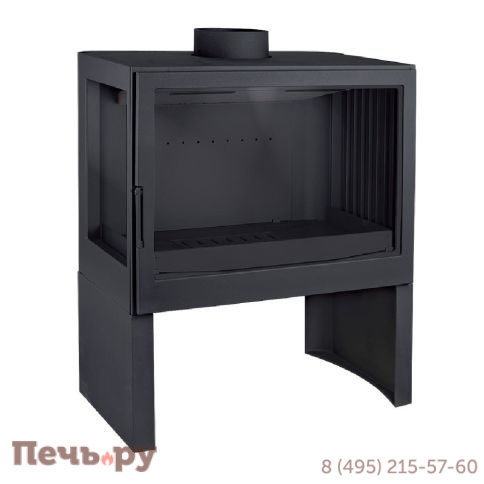 Печь-камин Liseo Castiron LCI 7 GFL Stove, стекло слева фото