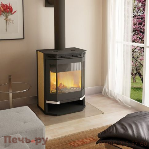 Печь-камин Мета Ангара 12 с плитой фото 2