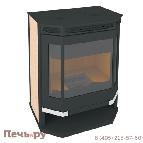 Печь-камин Мета Ангара 12 с плитой фото 5