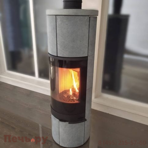 Печь камин Romotop Soria Akum камень фото 6