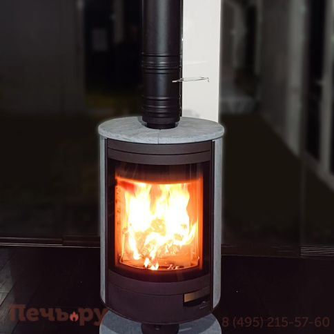 Печь камин Romotop Stromboli N 01 поворотный, камень фото 7