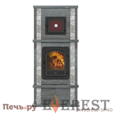Печь камин с духовкой Везувий Everest Kafa фото 4