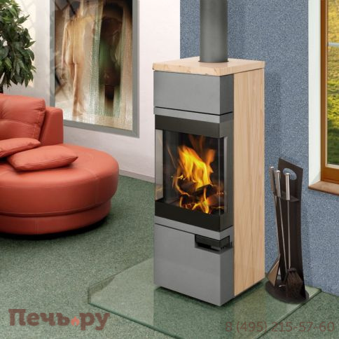 Печь-камин Storch Trident песчаник фото