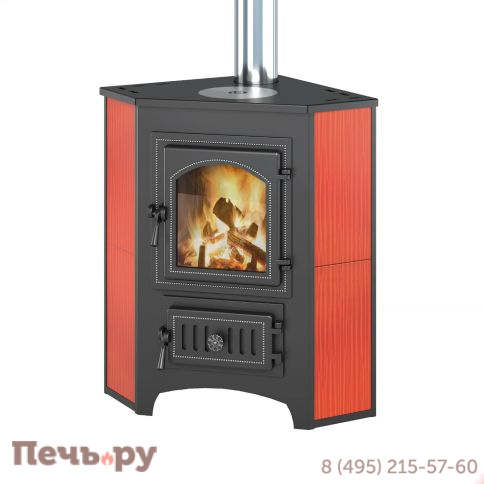 Печь-камин Везувий ПК-01 (220) угловой с конфоркой фото 2