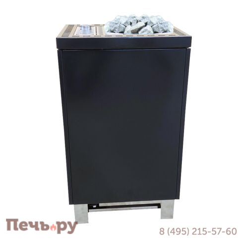 Печь с парогенератором для бани и сауны Lang THERMOS vapo noir 9 кВт (1,5 кВт) фото