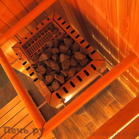 Печь с парогенератором для бани и сауны Lang Vapo therm VG 50 7.5 кВт, парогенератор 1.5 кВт фото 5