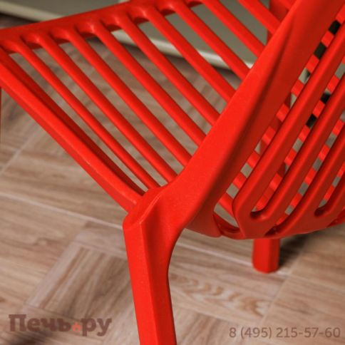 Пластиковый стул Royal Family NICO красный фото 6
