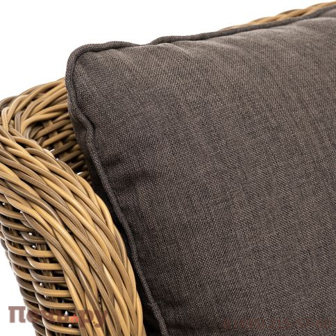 Плетеный стул 4sis Неаполь из искусственного ротанга, цвет соломенный фото 4