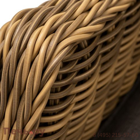 Плетеный стул 4sis Неаполь из искусственного ротанга, цвет соломенный фото 9