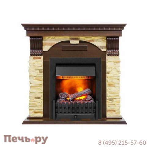 Портал Dimplex Dublin арочный сланец угловой (классика Opti-Myst, Optiflame) фото 4