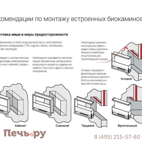 Портальный полуавтоматический биокамин Lux Fire Фаер Бокс 3 - 33 фото 11